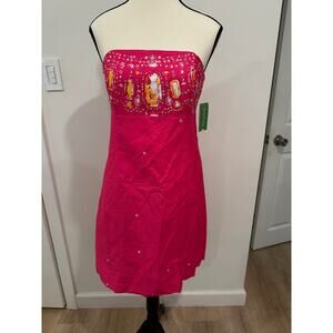 Lilly Pulitzer Bowen Strapless Mini Dress - Size 6 - Pink
